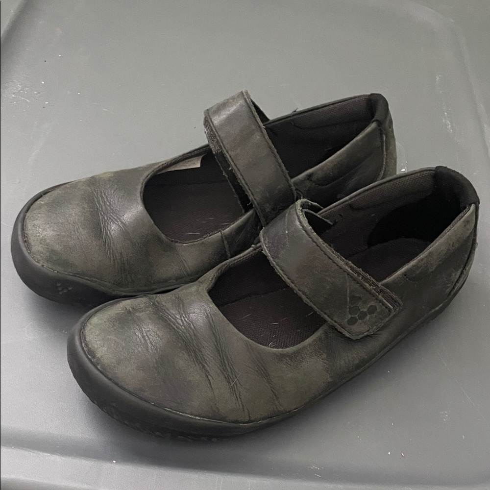 Vivo Barefoot Kids Black Dress Shoes